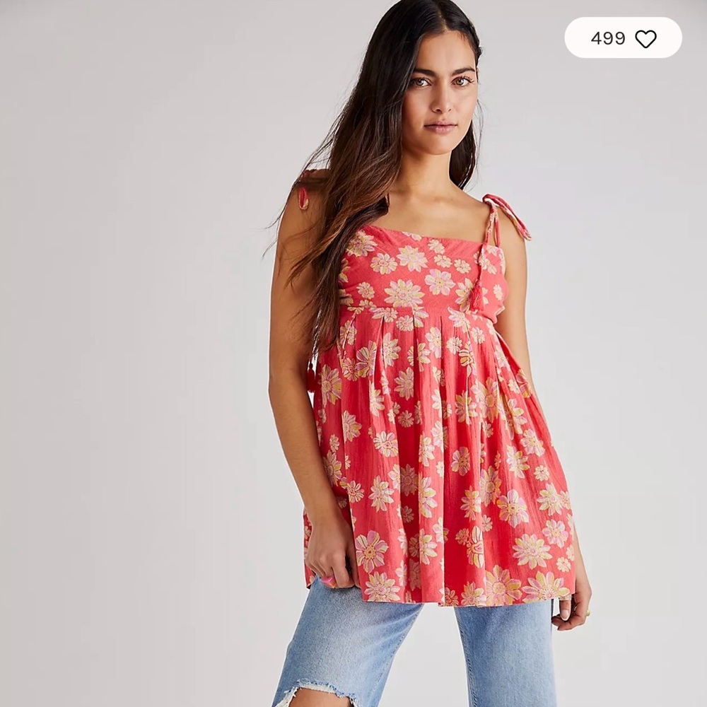 Free People Indigo Molly Tunic NWT XL 🌺🌺🌺